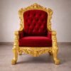 Guru Maharaj ji Chair in Antique Gold Polish view 8