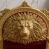 Premium Guruji Singhasan Design with Lion Carving By Saharanpur Artisians view 10