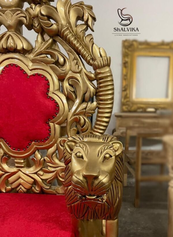 Singhasan Chair Gaddi for Guruji view 6