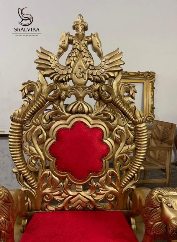 Singhasan Chair Gaddi for Guruji view 7