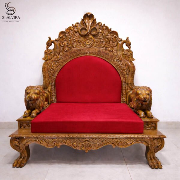 Traditional Guru Ji Chair Design with Canopy