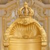 Wooden Handcrafted Design Guruji Chair – A Symbol of Divine Royalty view 11
