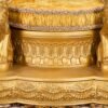 Wooden Handcrafted Design Guruji Chair – A Symbol of Divine Royalty view 9