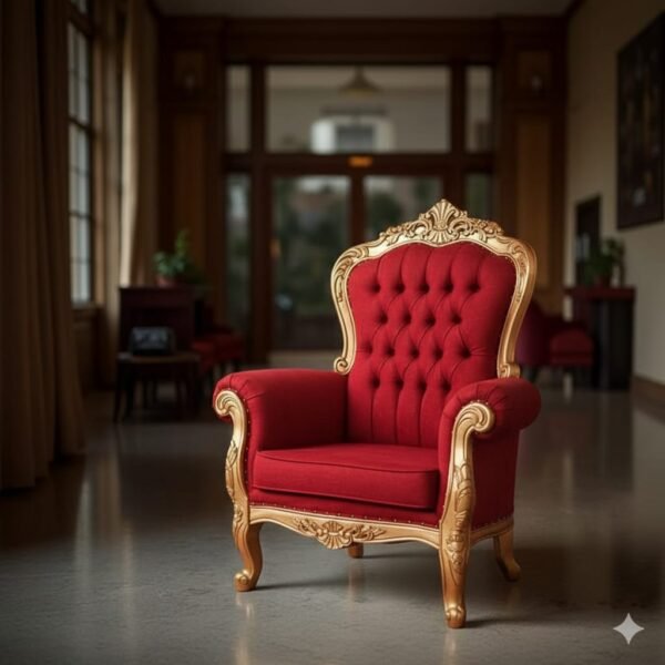 Wooden Royal Designer Guruji Chair view 5