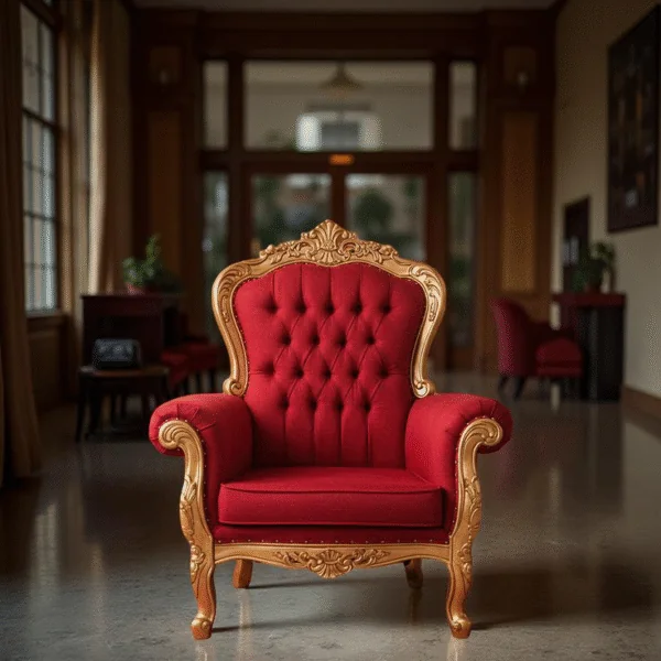 Wooden Royal Designer Guruji Chair