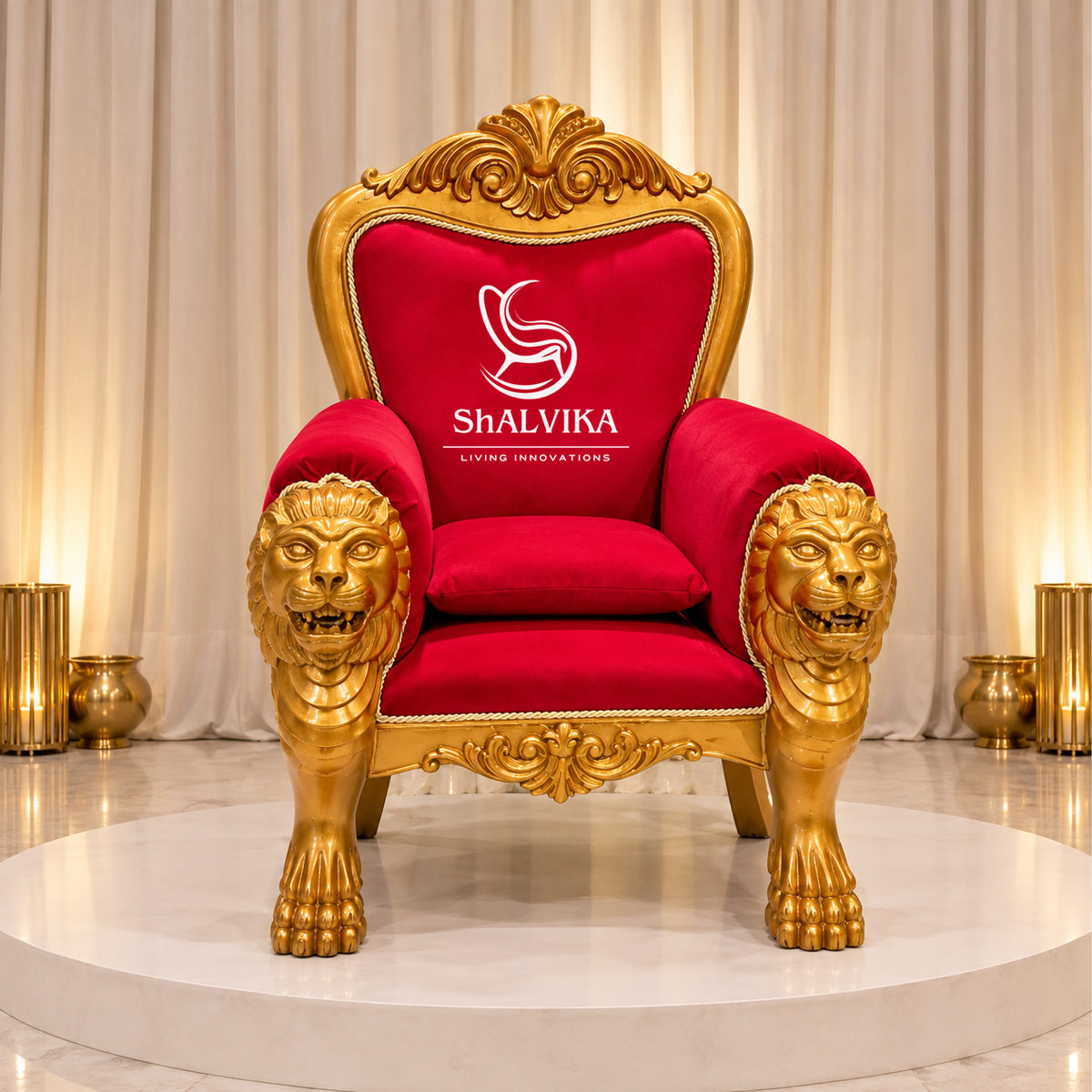 Custom made wooden guruji sofa chair online