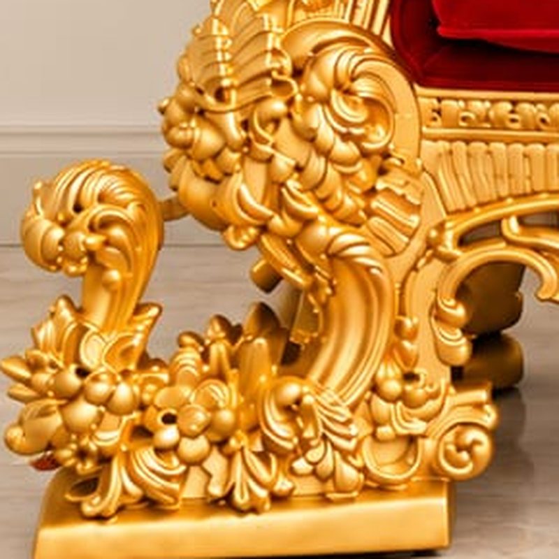 Metallic Gold Guru Ji Gaddi Chair view