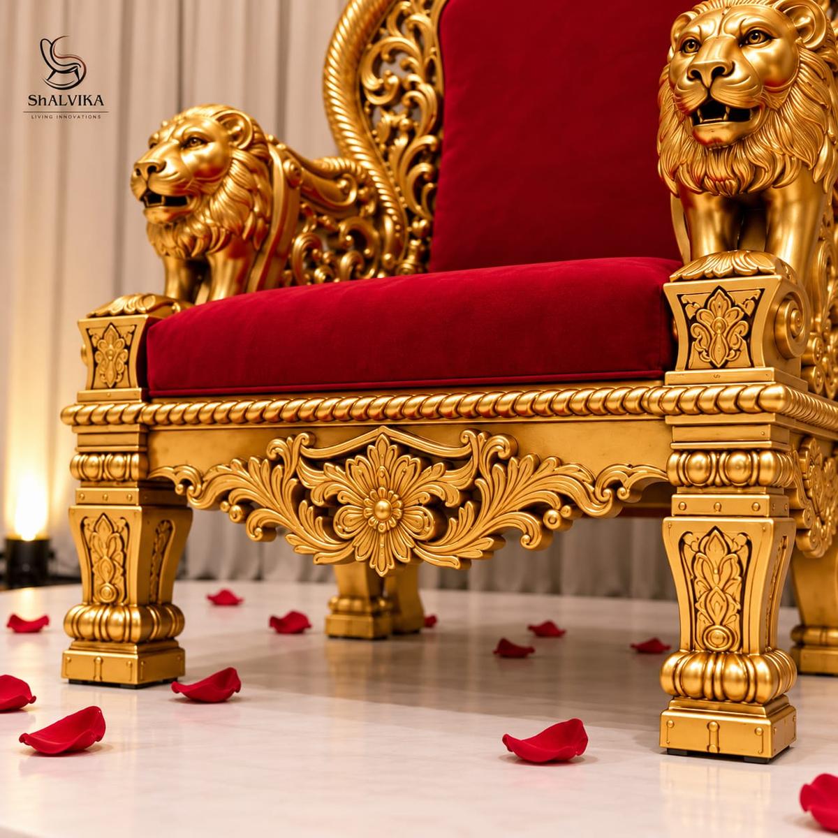 Shukrana Guruji Chair with Charan Paduka view