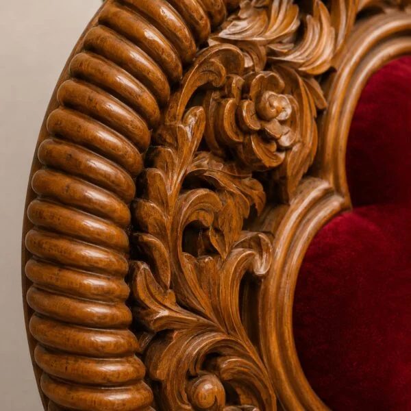 Traditional Teak Wood Guruji Gaddi view