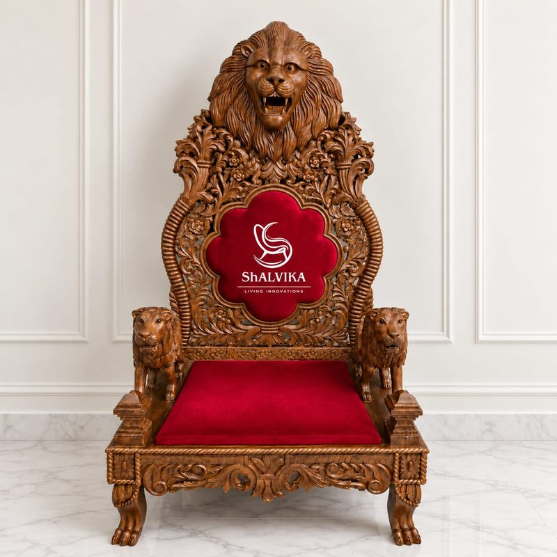 Traditional Teak Wood Guruji Gaddi