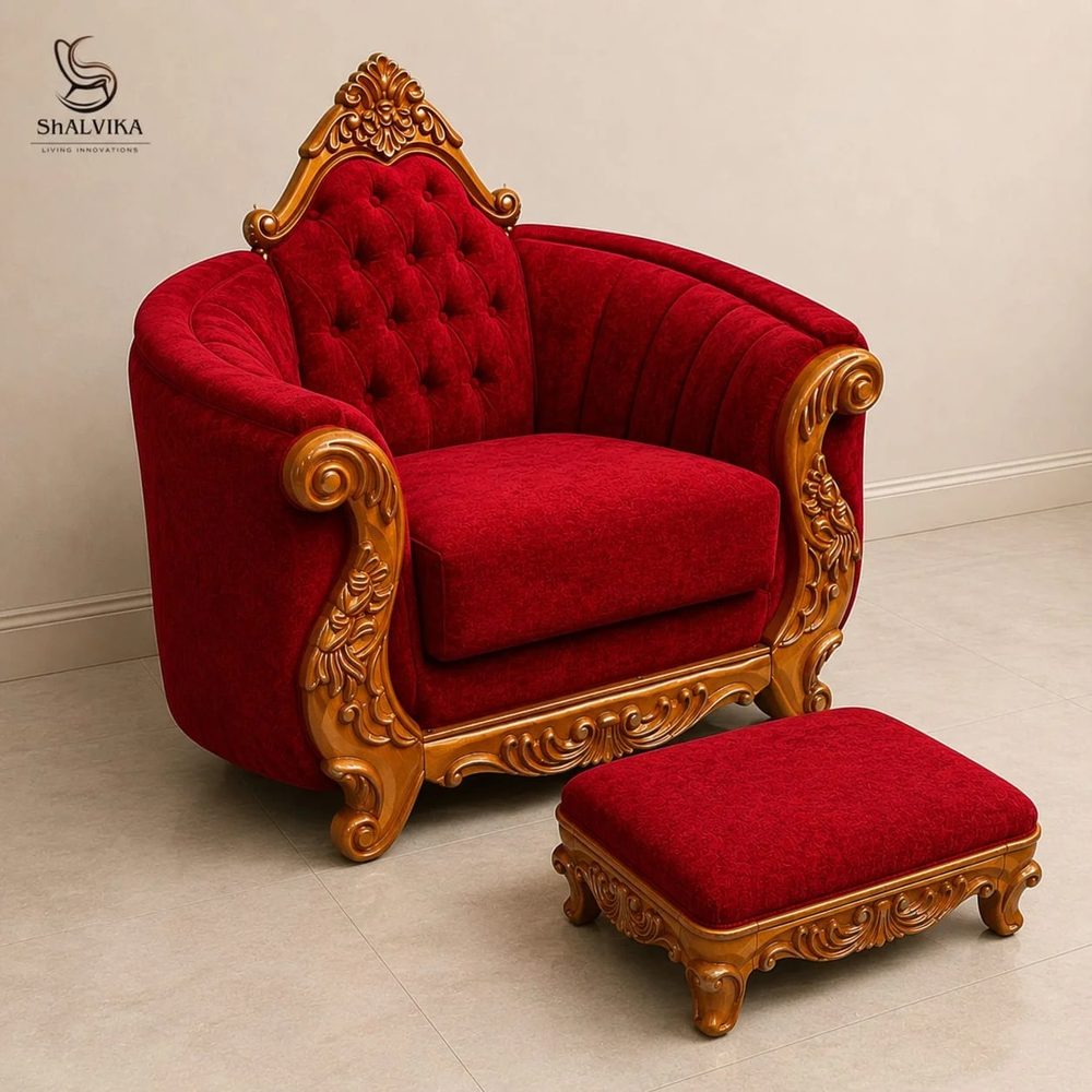 Wooden Guruji Gaddi (Chair) For Guruji Satsang view