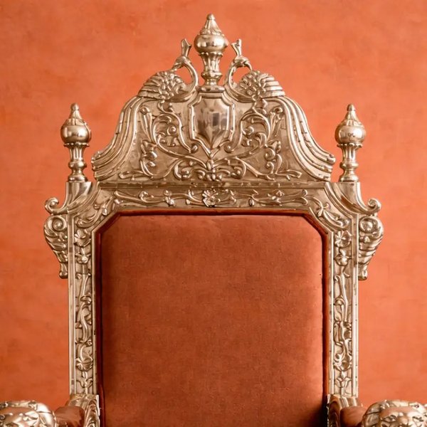 Wooden Royal Maharaja Style Guruji Chair  view
